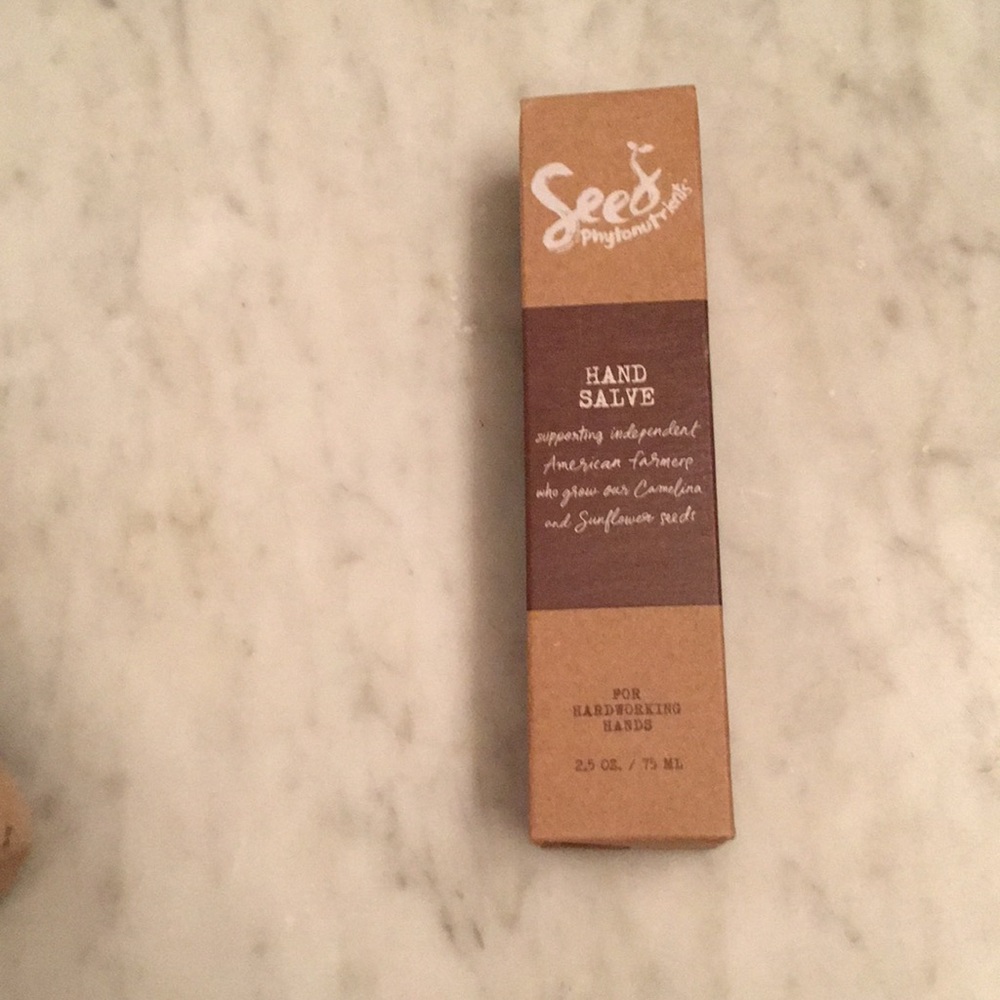 New seed phytonutrients hand salve 2.5 oz
